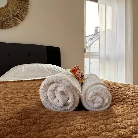 Amao Grey - 86 M2 - Balcony - King-size Beds - Free Parking - Near Europa-park - Up To 12 Guests With 2 Units *