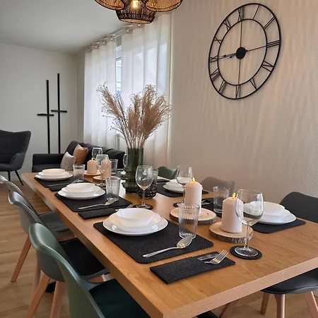 Amao-grey I 86qm I Modernes I 86qm I Balkon, Netflix I Parkplatz I Naehe Europa-park Apartment Rheinhausen